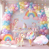 4 Pcs Large 20 x 30 Unicorn Cardboard Cutouts Rainbow Unicorn Themed