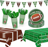 Football Party Decorations 133Pcs Football Party Supplies Set