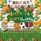 Combo Sports Party Kit for 20 Football & Basketball Theme