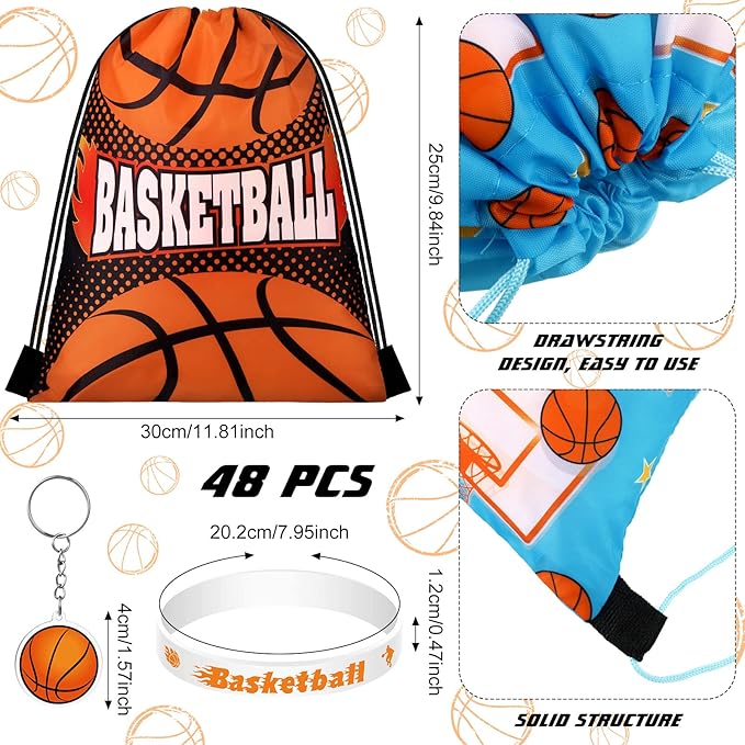 48 Pcs Basketball Team Gifts Sets Basketball Party Favors Toy 16
