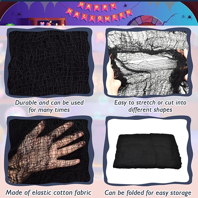 12 Pack Halloween Creepy Cloth 30 x 75 Inch Creepy and Spooky