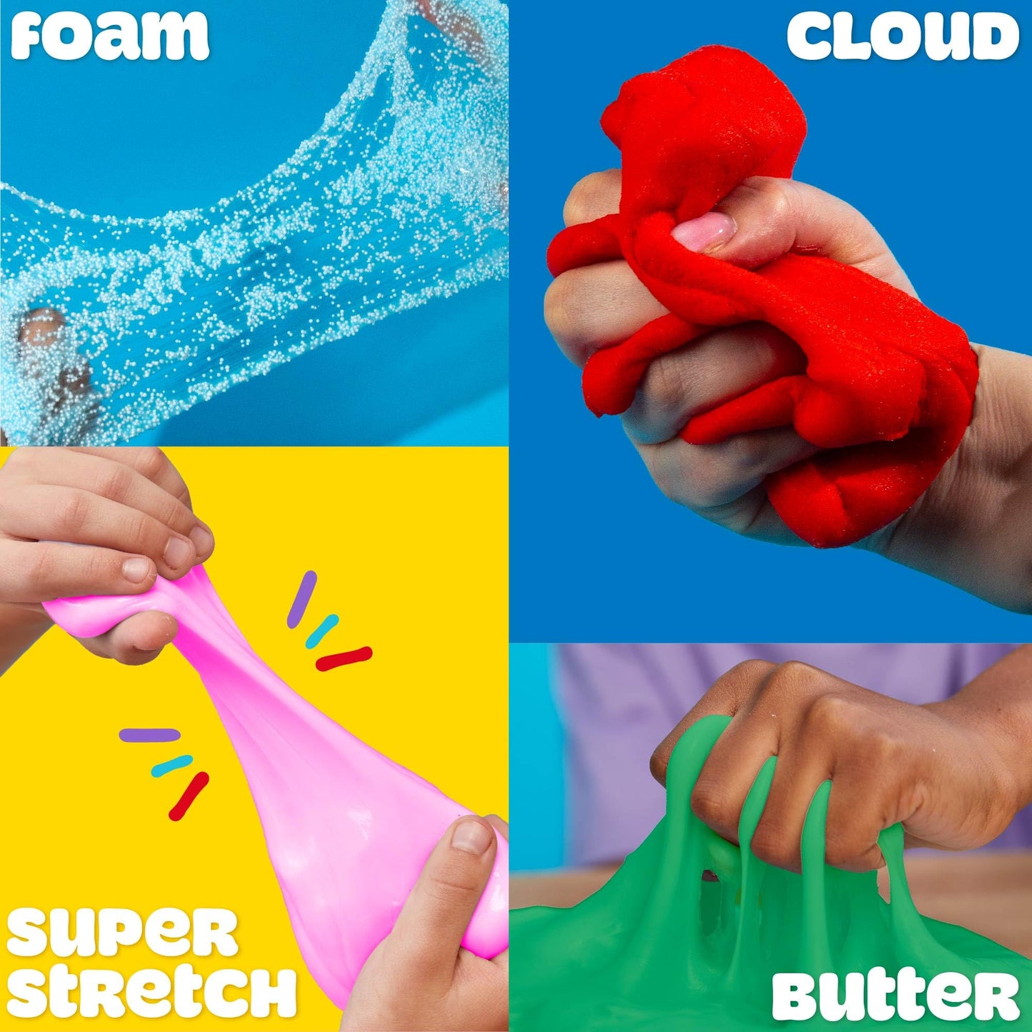 Play-Doh Scented Slime Variety Pack, 6-Pack Variety, Super Stretch,
