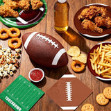 Football Party Decorations Kit for 24 Guests 99Pcs Tableware with