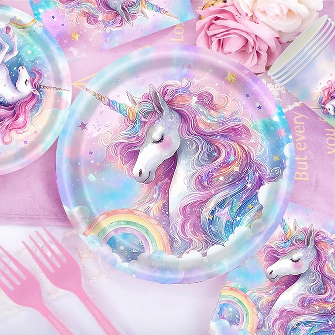 Unicorn Birthday Decorations Rainbow Unicorn Party Decorations