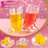 Vesici 20 Pcs Mini Cowboy Boot Shot Glasses Western Cowgirl Shot Boot
