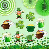 St Patrick's Day Decorations Set with Lucky Banner Shamrock Garland
