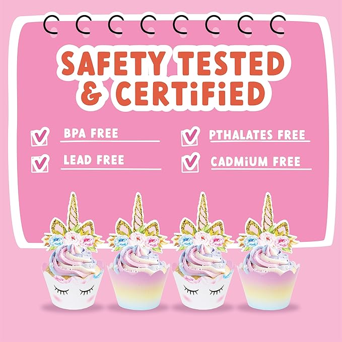 ecoZen Purple Unicorn Birthday Party Decorations Magical Horse