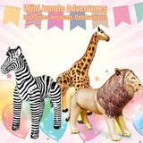 Jet Creations 3 pack Giraffe Zebra Lion safari Great for pool party