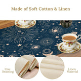 Sun Moon Table Runner, Zodiac Vintage My W13"x L108" Sun Moon