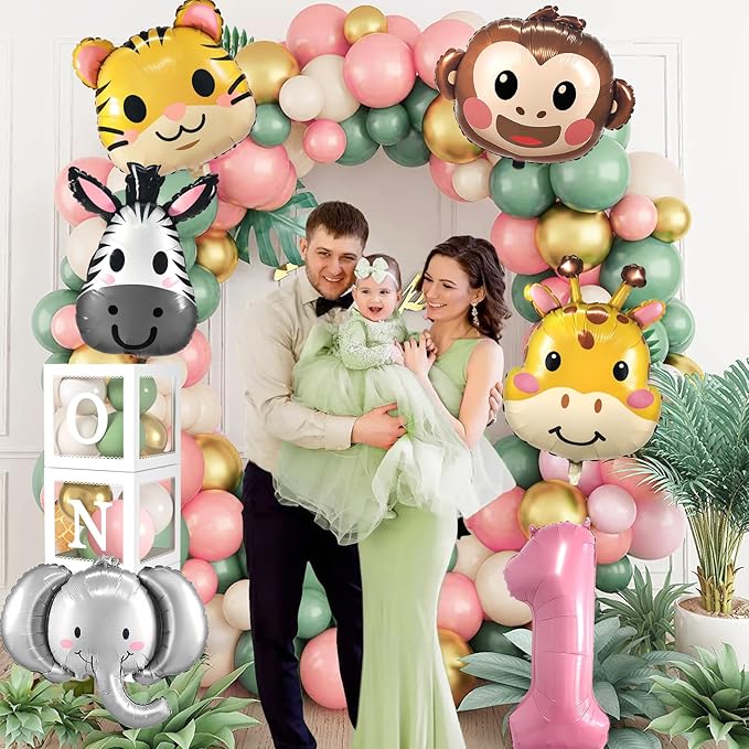 Wild One Birthday Decorations Jungle Theme 1st First Birthday
