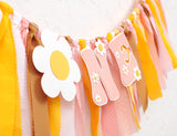 Groovy One First Birthday High Chair Banner - Baby Shower, Hippie