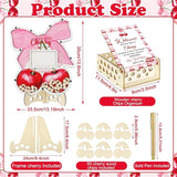63 Pcs Cherry Baby Shower Guest Book Alternatives Set Baby Shower