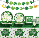 St Patrick's Day Party Supplies Tableware Set Irish Themed Tableware