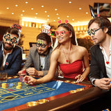 36 Pcs Casino Night Party Favors Casino Theme Felt Headband