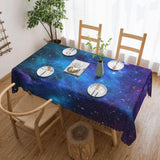Space Galaxy Stars Rectangle Tablecloths Outer Space Table