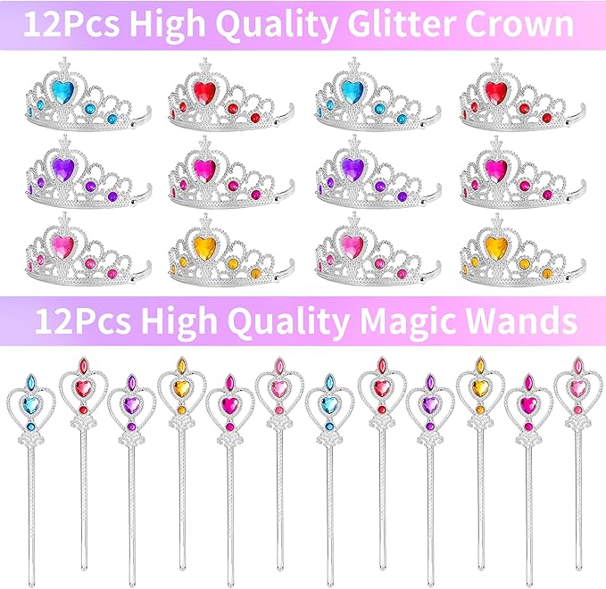 308PCS Princess Birthday Party Decorations Favors Including Goodie