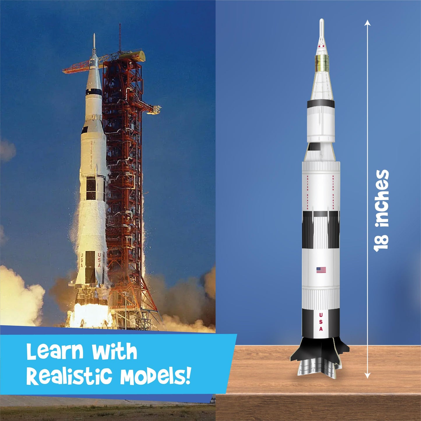 Imagimake Mapology Man's Journey to Moon | NASA Mission Apollo 11 |