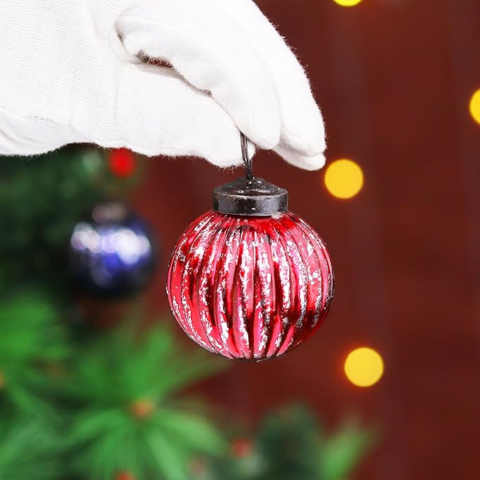 IndianShelf 24 Pieces Large Retro Vintage Christmas Ornaments Unique