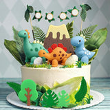 Simpfo 27 PCS Dinosaur Cake Topper Birthday Decorations Set with