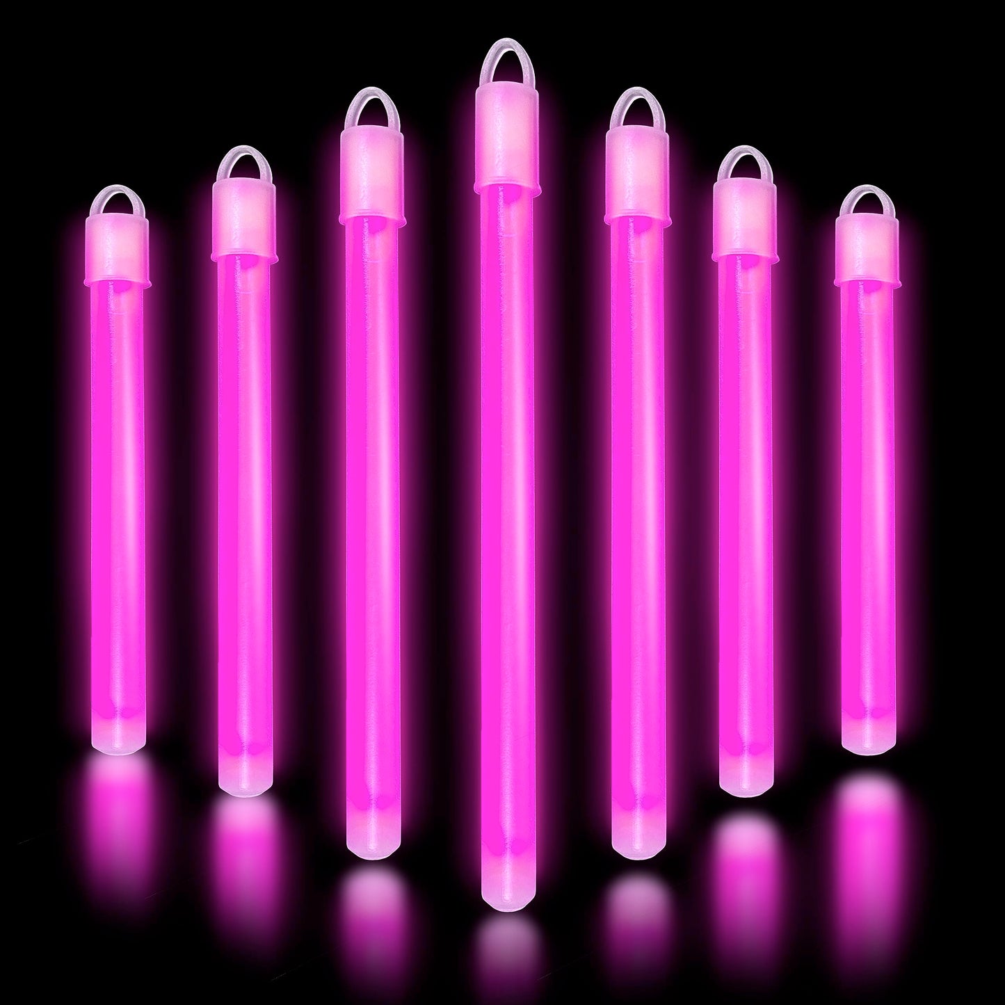 Glow Fever Glow in The Dark Sticks - 100 ct 6" Glow Sticks Bulk Party