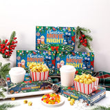 20 Pcs Christmas Movie Night Supplies Movie Night Paper Snack Trays