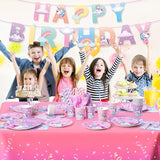 171Pcs Unicorn Birthday Party Decorations with Unicorn Rainbow