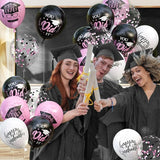OuMuaMua 75 Pack Graduation Party Decorations Balloons Set - 12 Inch P