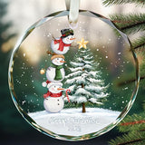Snowman Ornaments - Snowman Christmas Ornament 2025 - Winter Holiday O
