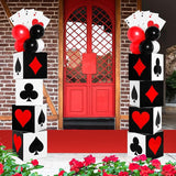 52 Pcs Casino Themed Decorations Set Las Vegas Game Night Entryway