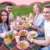 180 Pcs Movie Night Party Supplies Pink Movie Theme Birthday