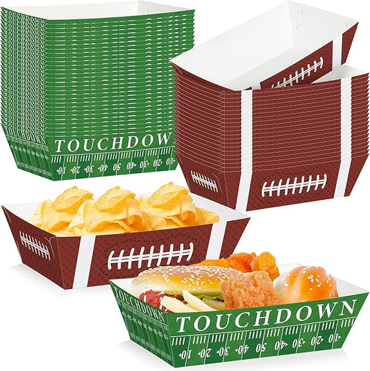 50 PCS Football Party Decorations 2026 Football Serving Tray