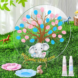 Gender Reveal Fingerprint Tree Boy or Girl