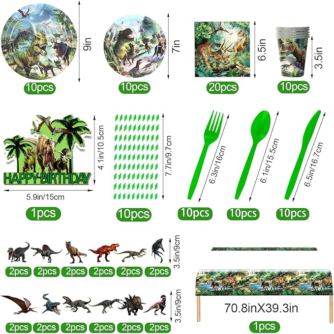 Dinosaur Birthday Decorations, Dino Birthday Party