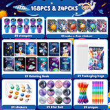 168Pcs Outer Space Themed Party Favors Space Alien Coloring