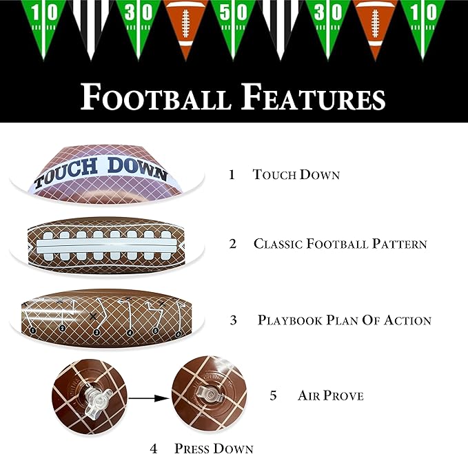 1PC Inflatable Football Beverage Cooler for Football Party