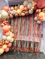 Retro Blush Pink Balloons,12 Inch 60pcs Rose Gold Balloons,Peach