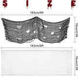 5 Pcs Halloween Creepy Cloth 30 x 72 Inch Scary Spooky Fabric Cloth