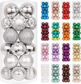 XmasExp 24ct Christmas Ball Ornaments Shatterproof Christmas #4