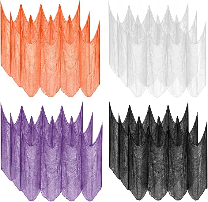 12 Pack Halloween Creepy Cloth 30 x 75 Inch Creepy and Spooky
