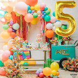 KatchOn, Giant Gold 5 Balloon Number - 40 Inch | Golden 5 Balloon, 5