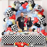 81Pcs Two Fast Race Car 2nd Birthday Party Decorations - Race Car