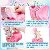 Bear Gender Reveal Decorations Includes 12pcs Pink and Blue Bear