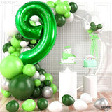KatchOn, Giant Dark Green Number 9 Balloon - 40 Inch | | Foil 9