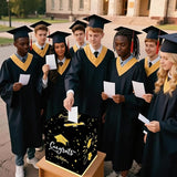 Graduation Decorations 2026 Black and Gold Party Supplies