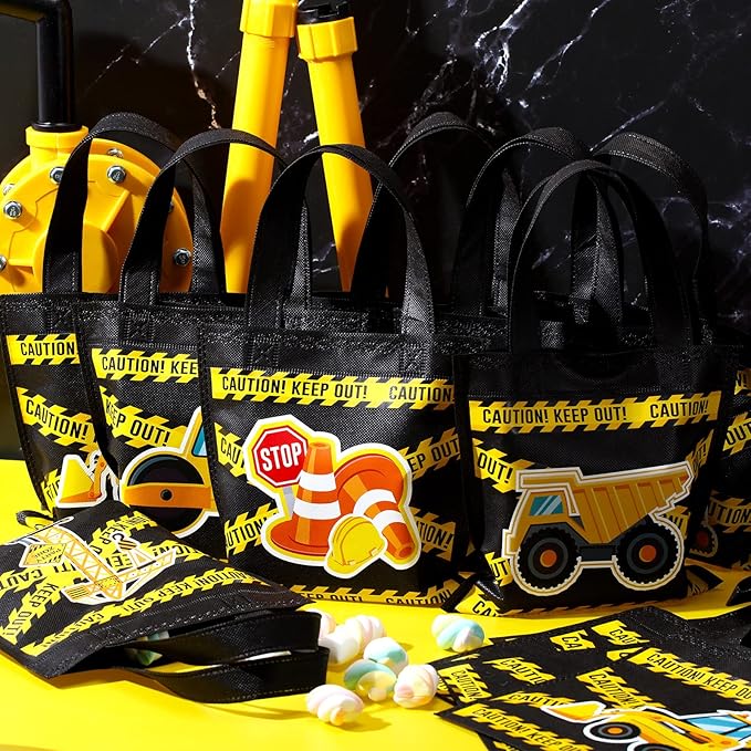 24 Pcs Construction Party Favors Construction Theme Gift Bags Dump