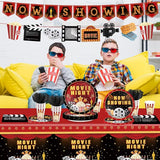 170pcs Movie Night Party Supplies Now Showing Paper Plates Napkins