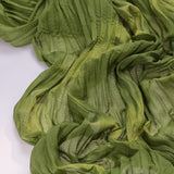 10pcs Moss Green Valentine's Day Cheesecloth Table Runner Boho