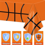 98 Pieces Basketball Party Decorations Basketball Tableware Set