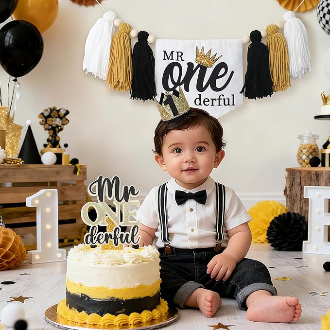 Mr Onederful Baby First Birthday Party Decorations Mr Onederful High
