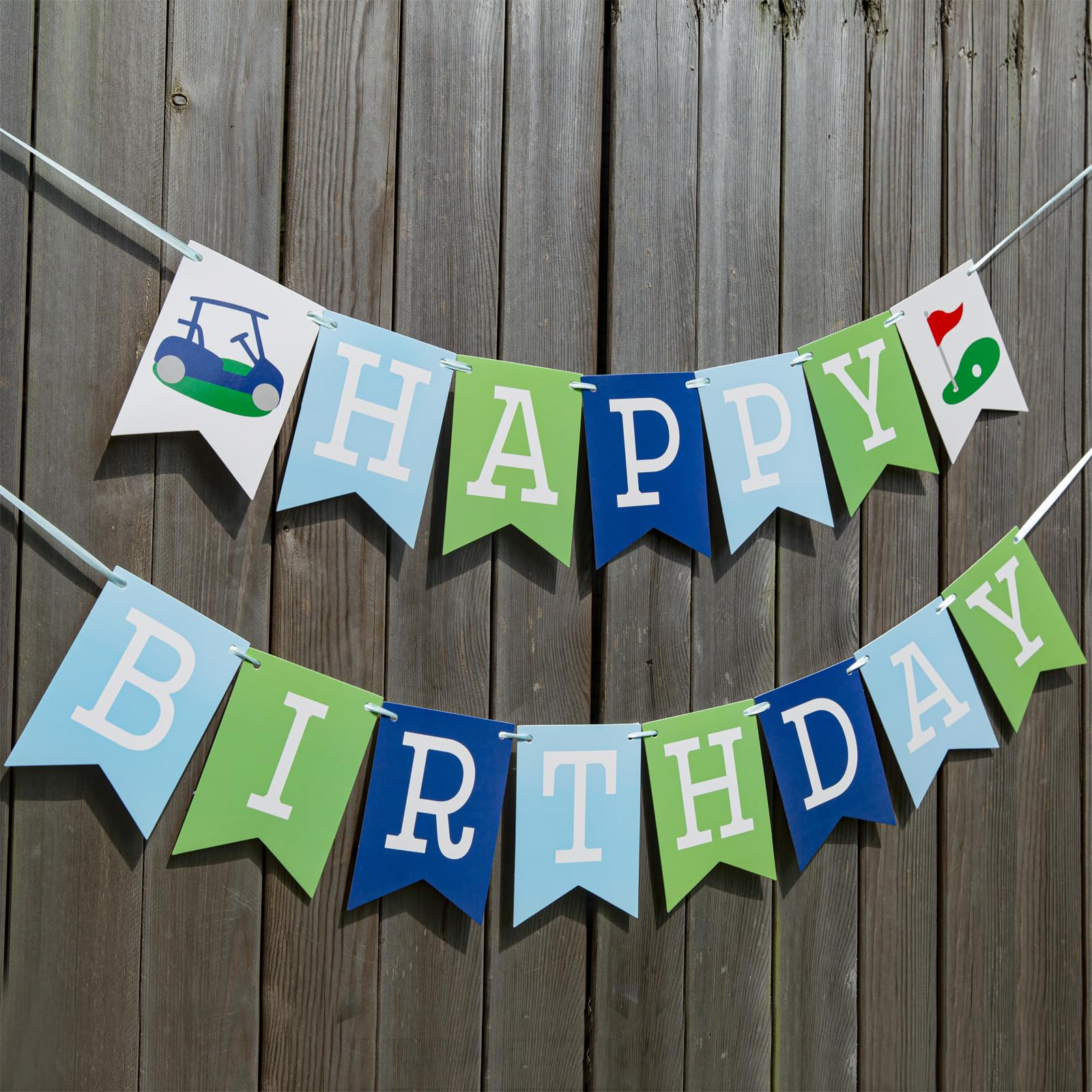 Golf Happy Birthday Banner - Happy Birthday Decorations, Golf Themed